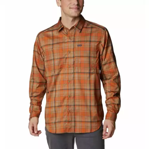 Men's Columbia Silver Ridge Utility Lite Plaid Long Sleeve Shirt - Image 3