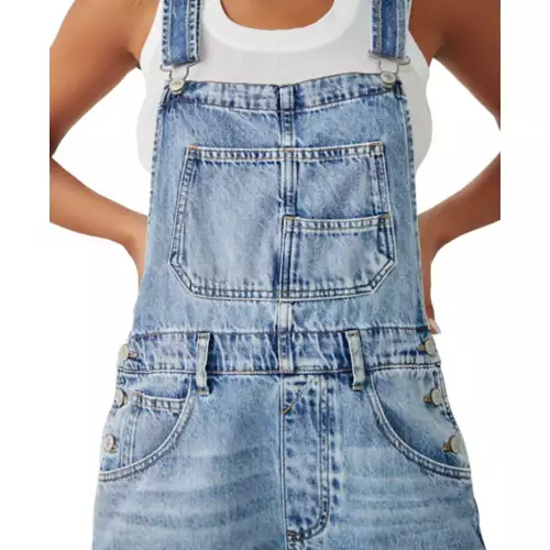 Women's Free People Ziggy Shortalls - Image 4